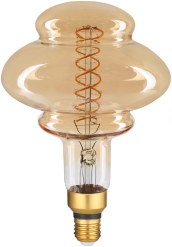 Avide LED Jumbo Filament Pearl 160x210mm Amber 8W E27 2400K Fényerőszabályzós